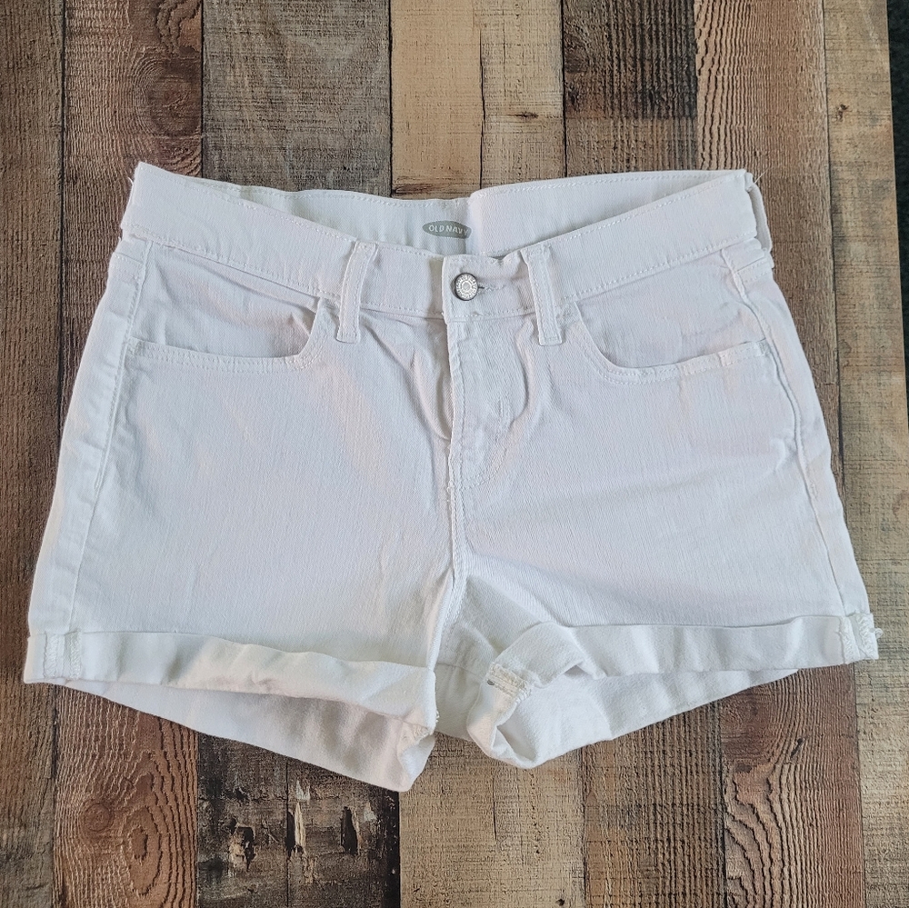 Old Navy White Women's Jean Shorts